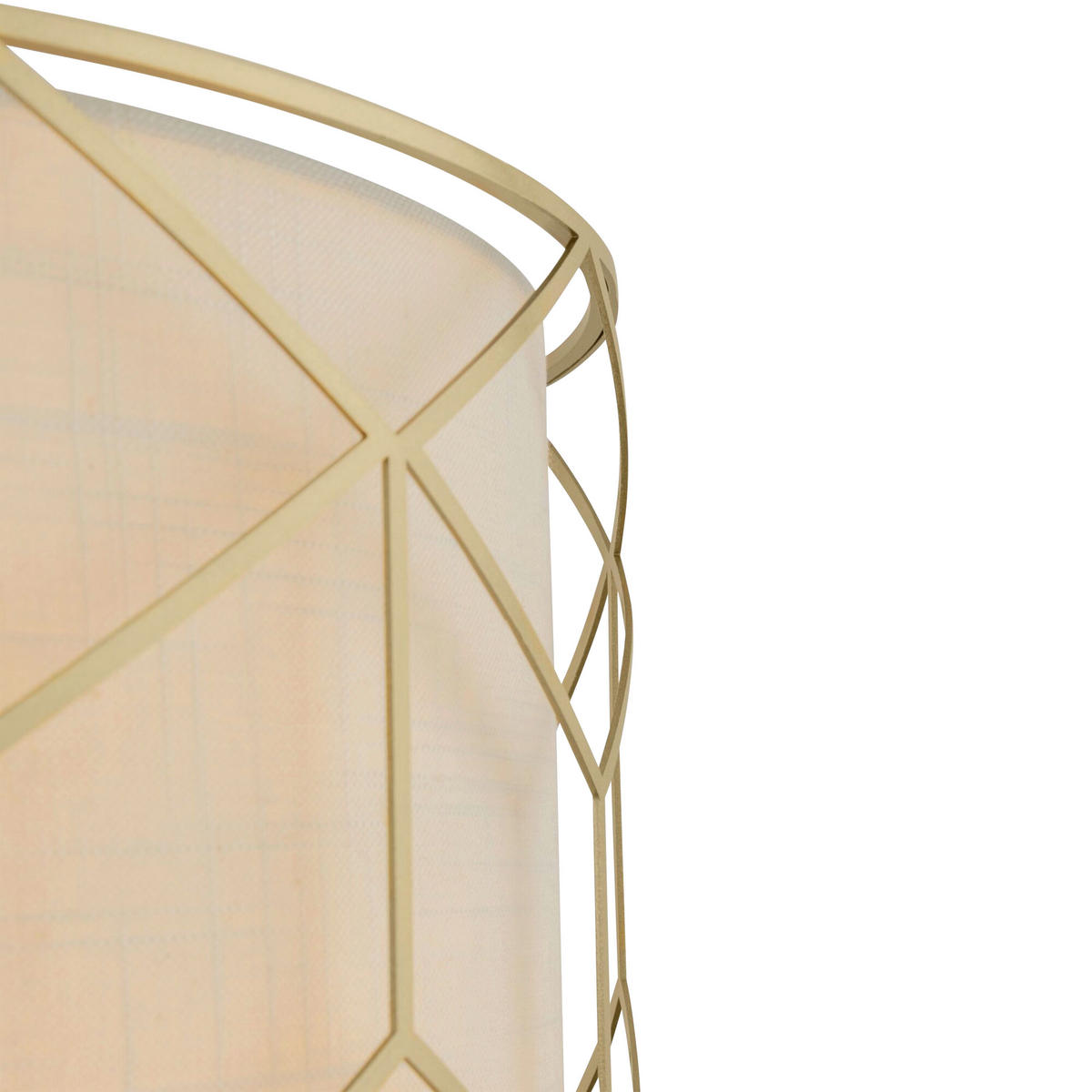 PENDELLEUCHTE  49/19/45 cm   - Goldfarben, Basics, Kunststoff/Textil (49/19/45cm) - MAYTONI