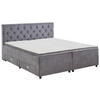 BOXBETT 180/200 cm  in Grau  - Grau, MODERN, Kunststoff/Textil (180/200cm) - MID.YOU