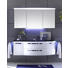 BADEZIMMER Weiß - Weiß, Design, Glas (155cm) - Sadena BADEZIMMER Weiß - Weiß, Design, Glas (155cm) - Sadena