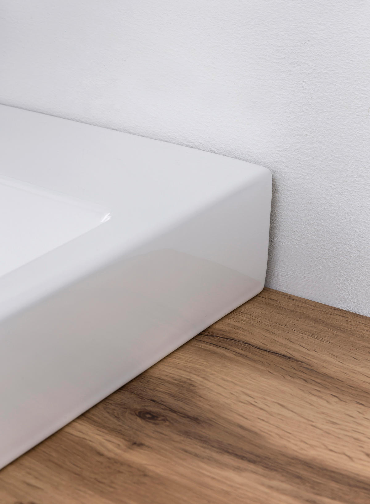 SKRINKA S UMÝVADLOM, 105 cm - svetlosivá/dub wotan, Modern, kompozitné drevo/keramika (105cm) - Held