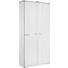 GARDEROBENSCHRANK melaminharzbeschichtet Hellbraun - Hellbraun/Chromfarben, KONVENTIONELL, Holzwerkstoff/Metall (90/195,2/37,5cm) - Venda