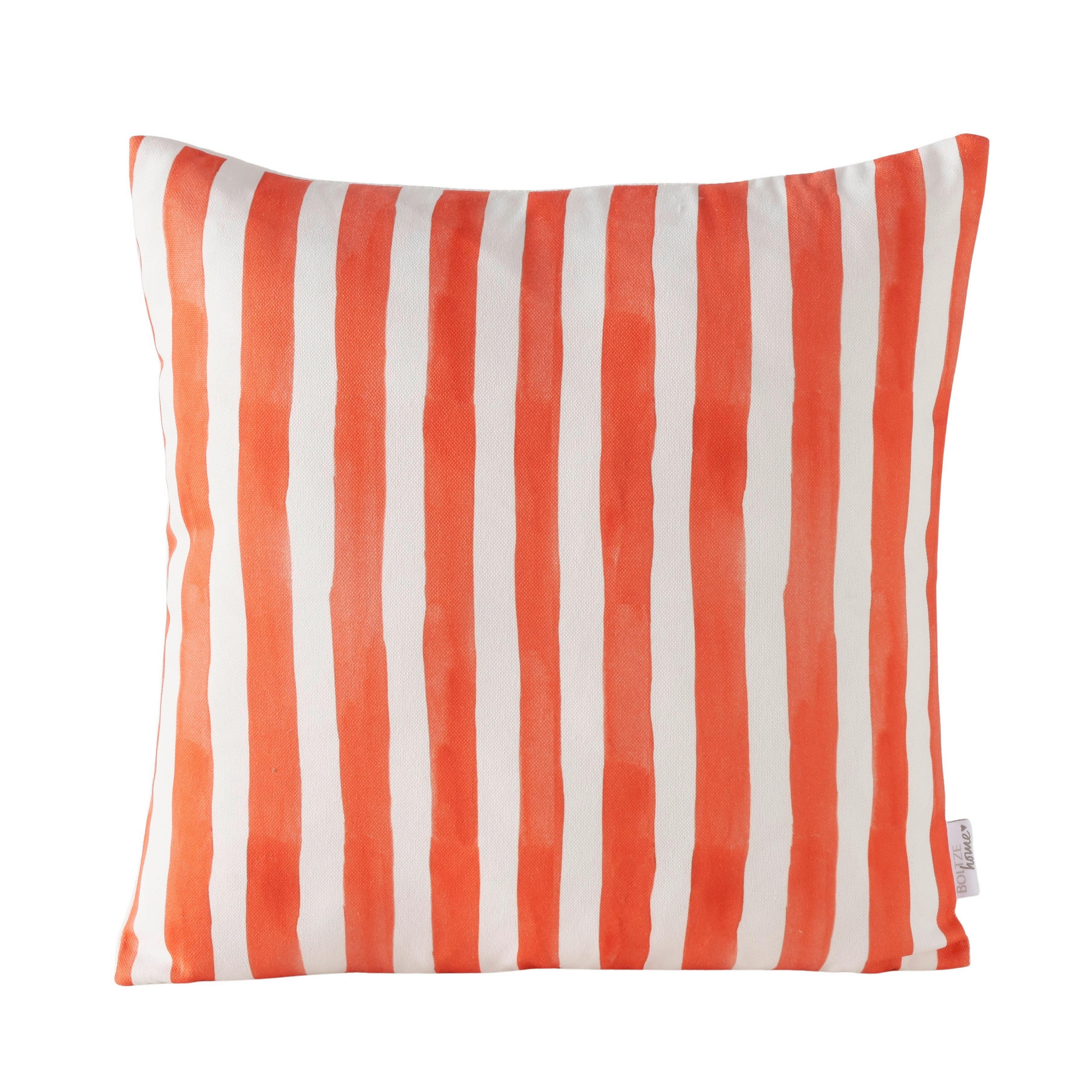 ZIERKISSEN  - Rot/Weiß, Basics, Textil (45/45/10cm) - Boltze Home