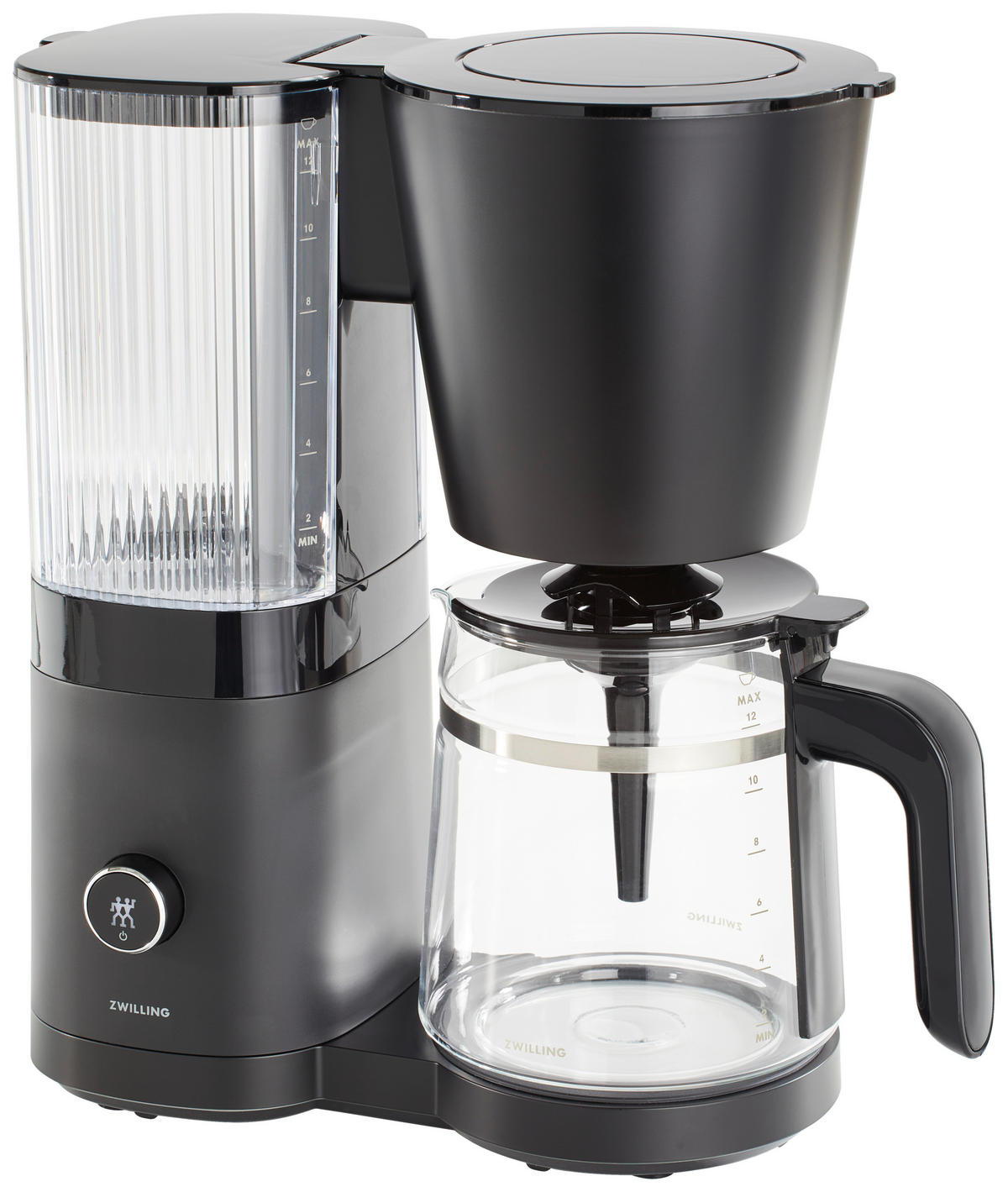 FILTERKAFFEEMASCHINE ZWILLING ENFINIGY BLACK  - Schwarz, Basics, Glas/Kunststoff - Zwilling