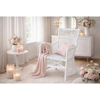 SESSEL Weiß    - Weiß, Natur, Holz (62/55/96cm) - MID.YOU