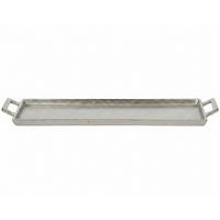 DEKOTELLER - Silberfarben, Basics, Metall (27/13/3,00cm)