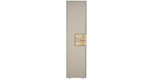 SCHRANK in Eichefarben, Fango - Fango/Eichefarben, Natur, Glas/Holz (50/196/39cm) - Valnatura