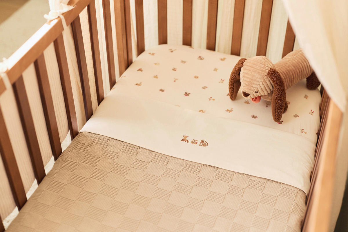 DJEČJA PLAHTA S GUMICOM     Animal Friends  - višebojno, Basics, tekstil (75/150cm) - JOLLEIN