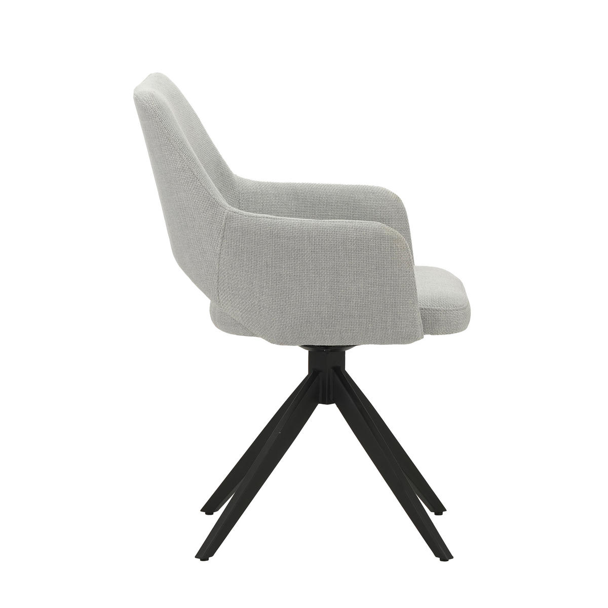 ŽIDLE, šedá - šedá/černá, Moderní, kov/textil (54,5/85/61,5cm) - MID.YOU