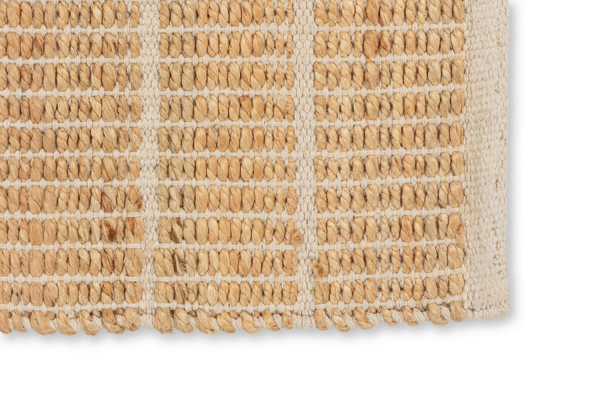 HANDWEBTEPPICH 60/110 cm Nalaya Naturfarben rechteckig  - Naturfarben, Basics, Textil (60/110cm) - Schöner Wohnen