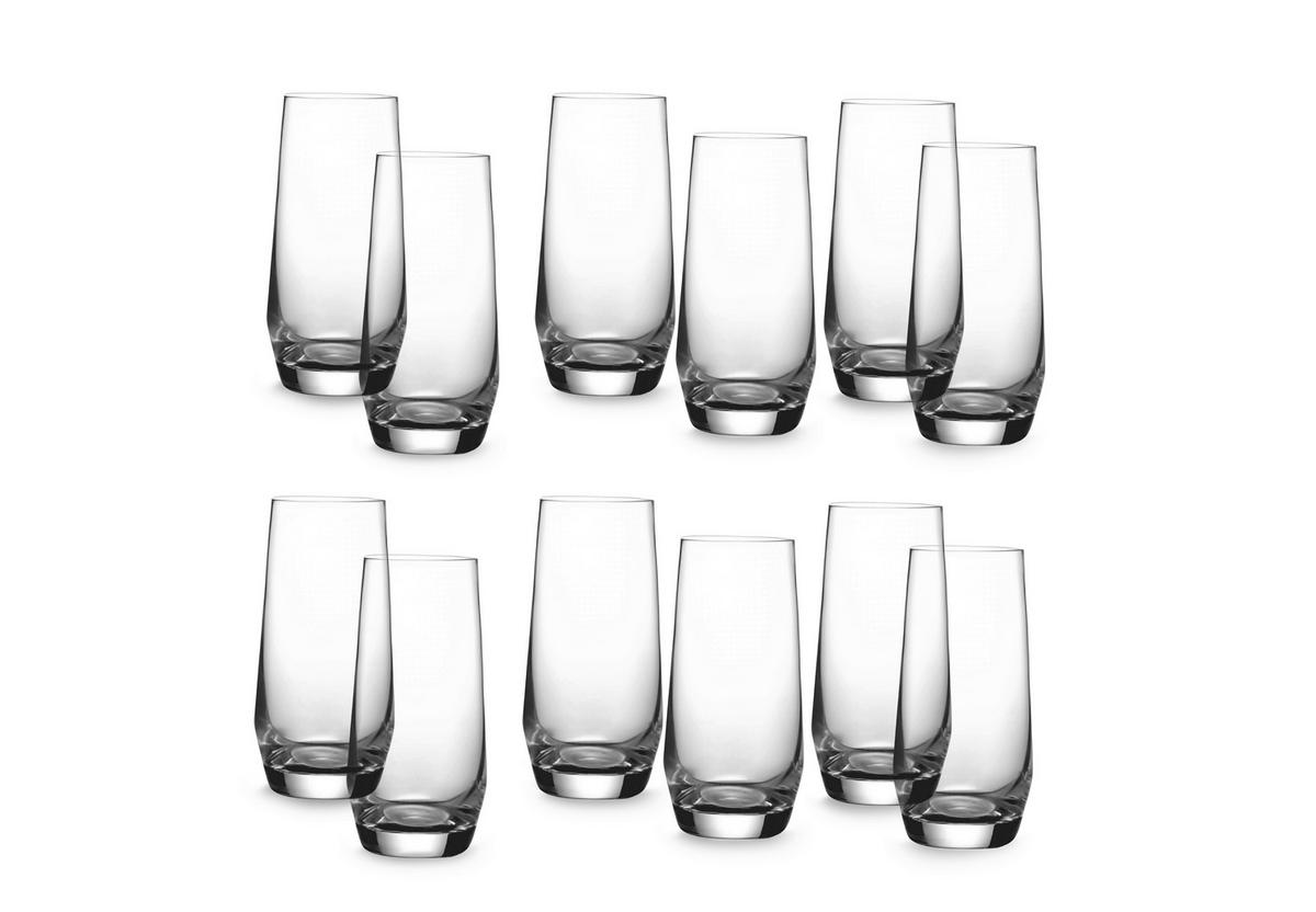 GLÄSERSET 12-teilig  - Transparent, Basics, Glas (6,8/14,5cm) - Echtwerk