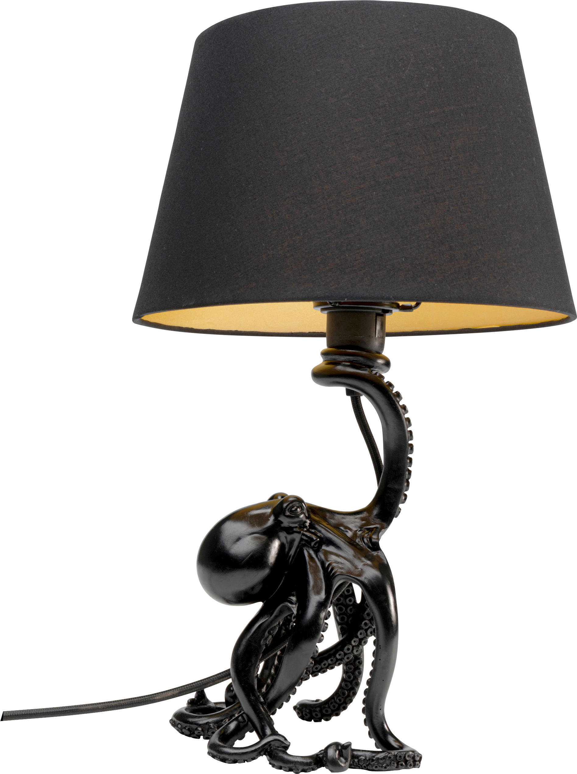 Kare-Design Tischleuchte Octopus Schwarz 29.5x43.5x29.5 cm