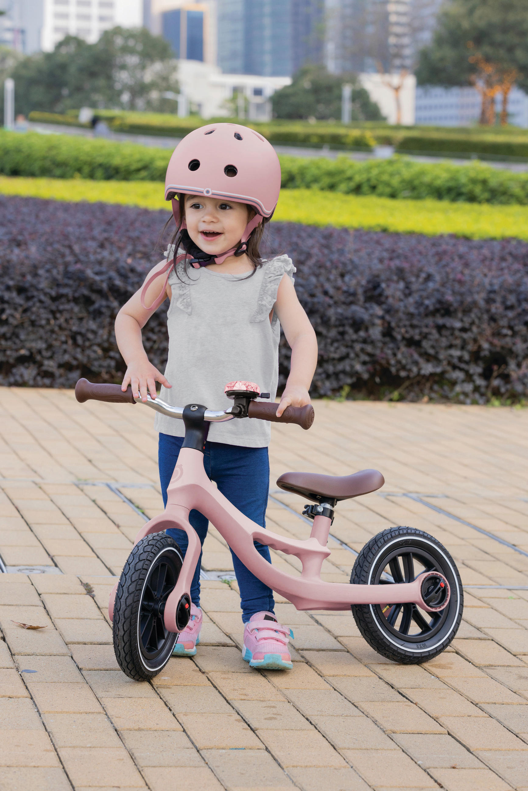 LAUFRAD GO BIKE ELITE AIR  - Hellrosa, LIFESTYLE, Kunststoff/Metall (77/42/47cm) - GLOBBER