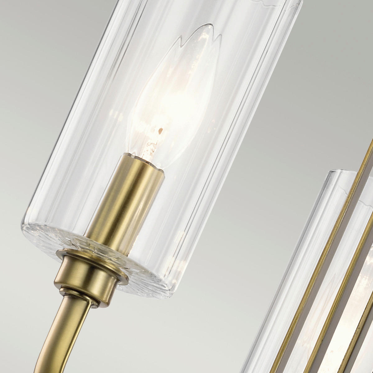 KRONLEUCHTER 45.9/47.9 cm    - Messingfarben, Konventionell, Glas/Metall (45.9/47.9cm) - Elstead Lighting