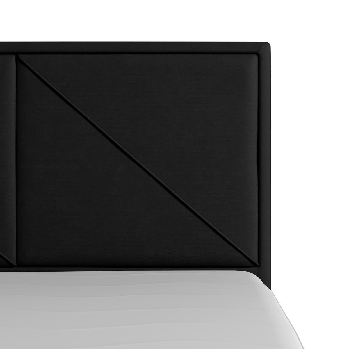 BOXSPRINGBETT 120/200 cm  in Schwarz  - Schwarz, Modern, Holz/Kunststoff (120/200cm) - MID.YOU