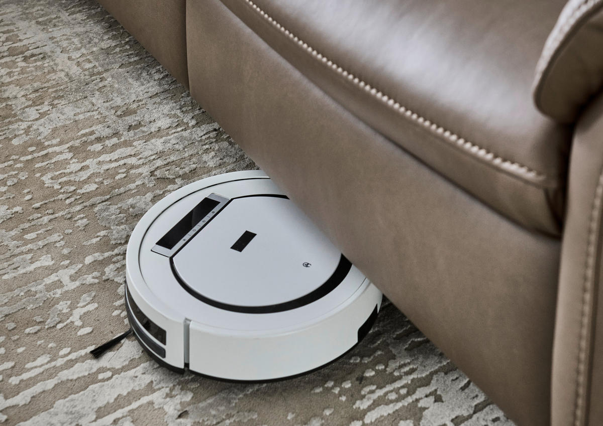 ECKSOFA Braun Echtleder  - Schwarz/Braun, Design, Leder/Metall (260/287cm) - Valdera