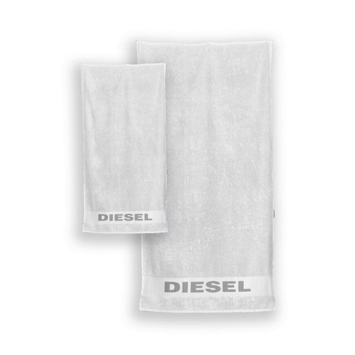FROTTIERSET SPORT LOGO Weiß 2-teilig  - Weiß, Basics, Textil - Diesel