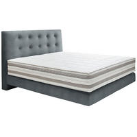 BOXSPRINGBETT 200/200 cm  in Grau  - Grau, Konventionell, Holz/Textil (200/200cm) - Dieter Knoll