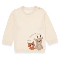 PULLOVER Forest Animals  - Creme, Natur, Textil (62null) - Avelia