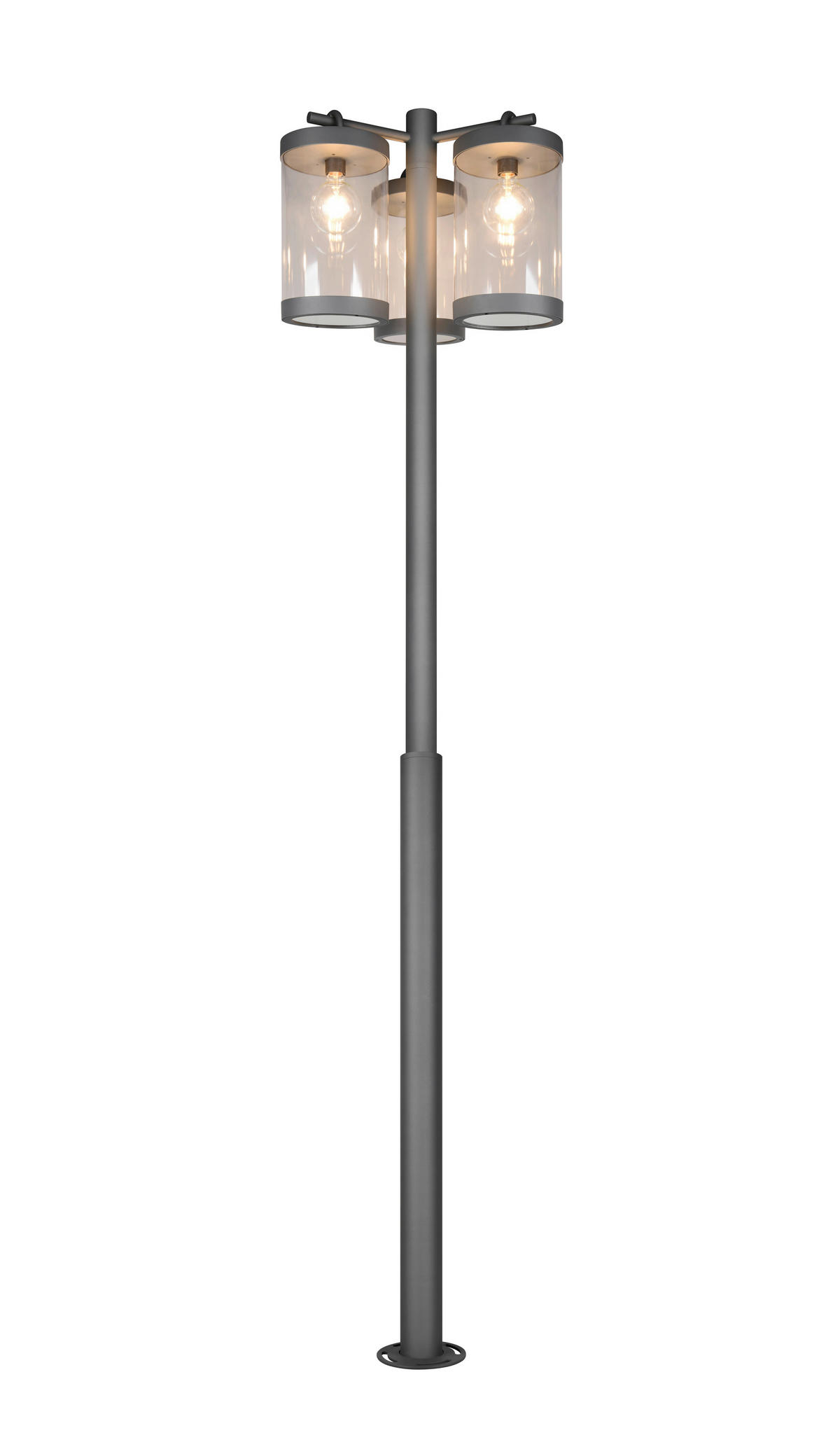 WEGELEUCHTE Sambesi 51/240 cm  - Klar/Anthrazit, Design, Kunststoff/Metall (51/240cm) - Trio Leuchten