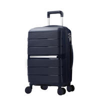 UTAZÓBŐRÖND - sötétkék, Design, műanyag/textil (22,5/57/37cm) - Novel