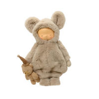 KARÁCSONYI FIGURA - krémszínű, Basics, fém (23/13/36cm)