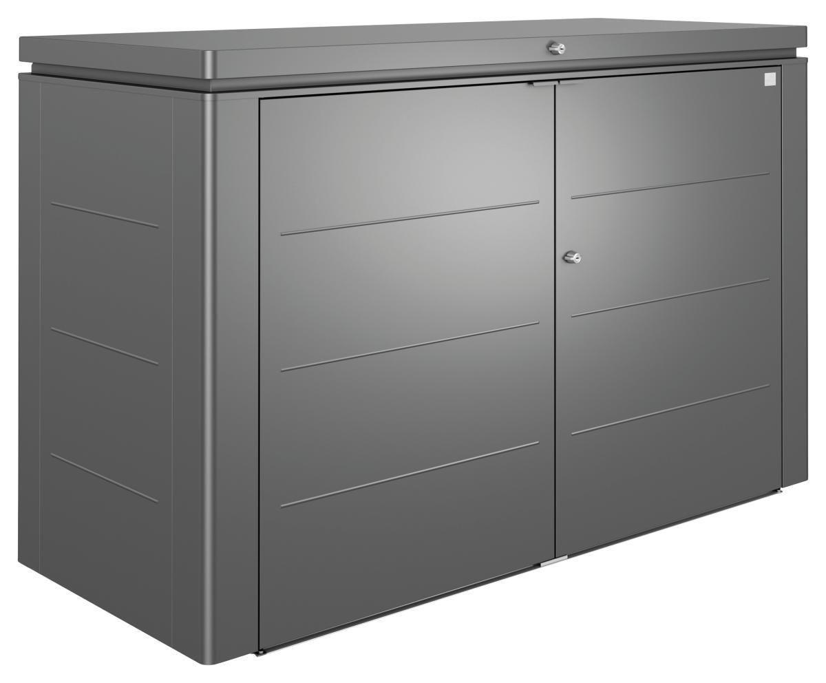 KISSENBOX 200/127/84 cm  - Dunkelgrau, Design, Metall (200/127/84cm) - Biohort