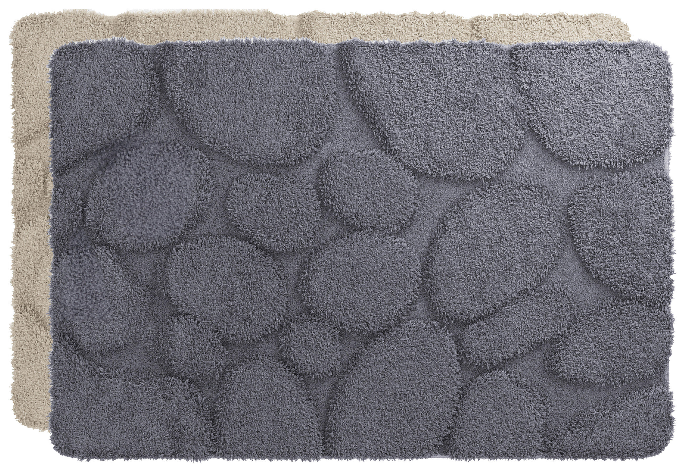 BADEMATTE Schwarz 60/90 cm  - Schwarz, Basics, Kunststoff (60/90cm) - Grund