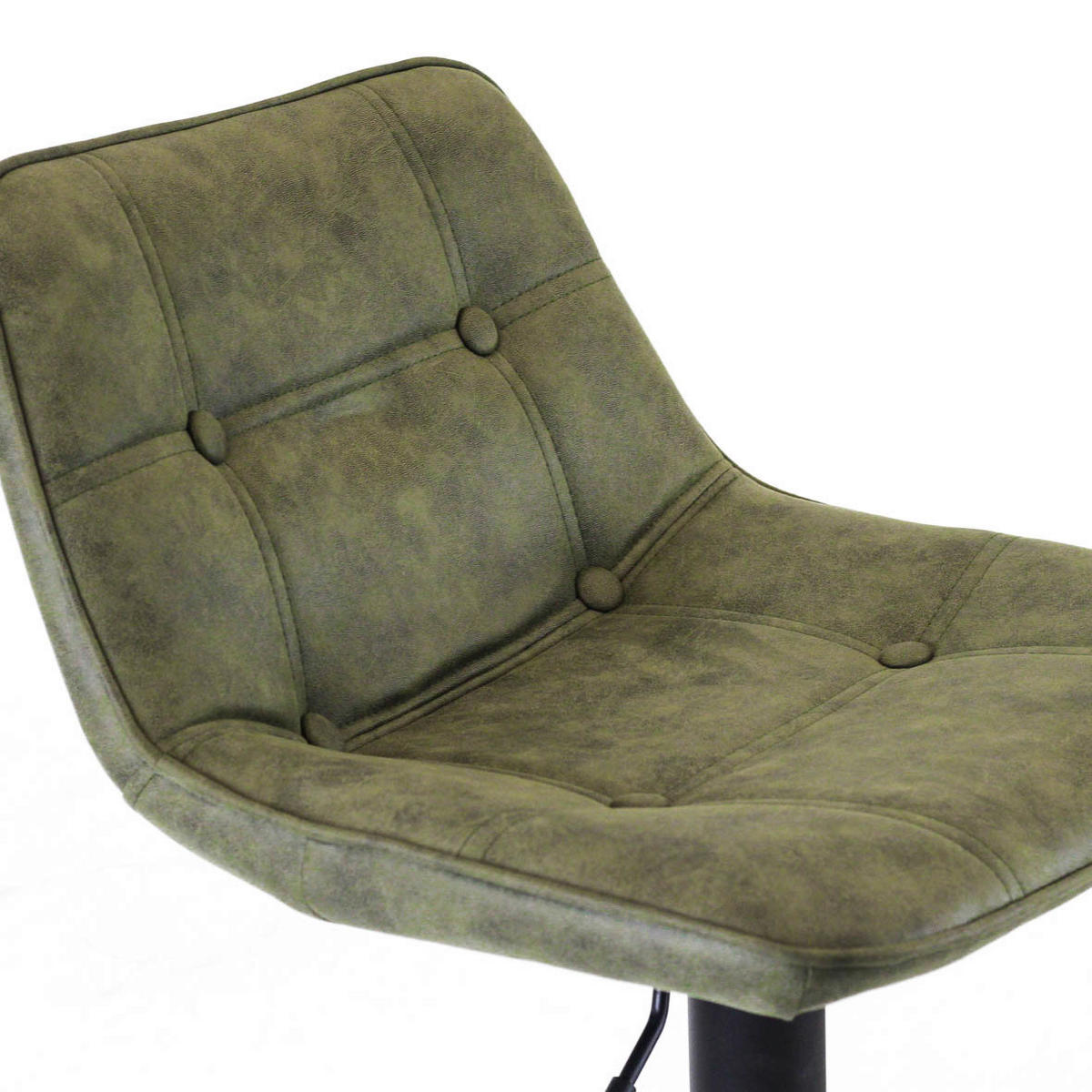 SADA BAROVÝCH STOLIČIEK 2 kus - čierna/zelená, Modern, kov/textil (47/87/45cm) - MID.YOU
