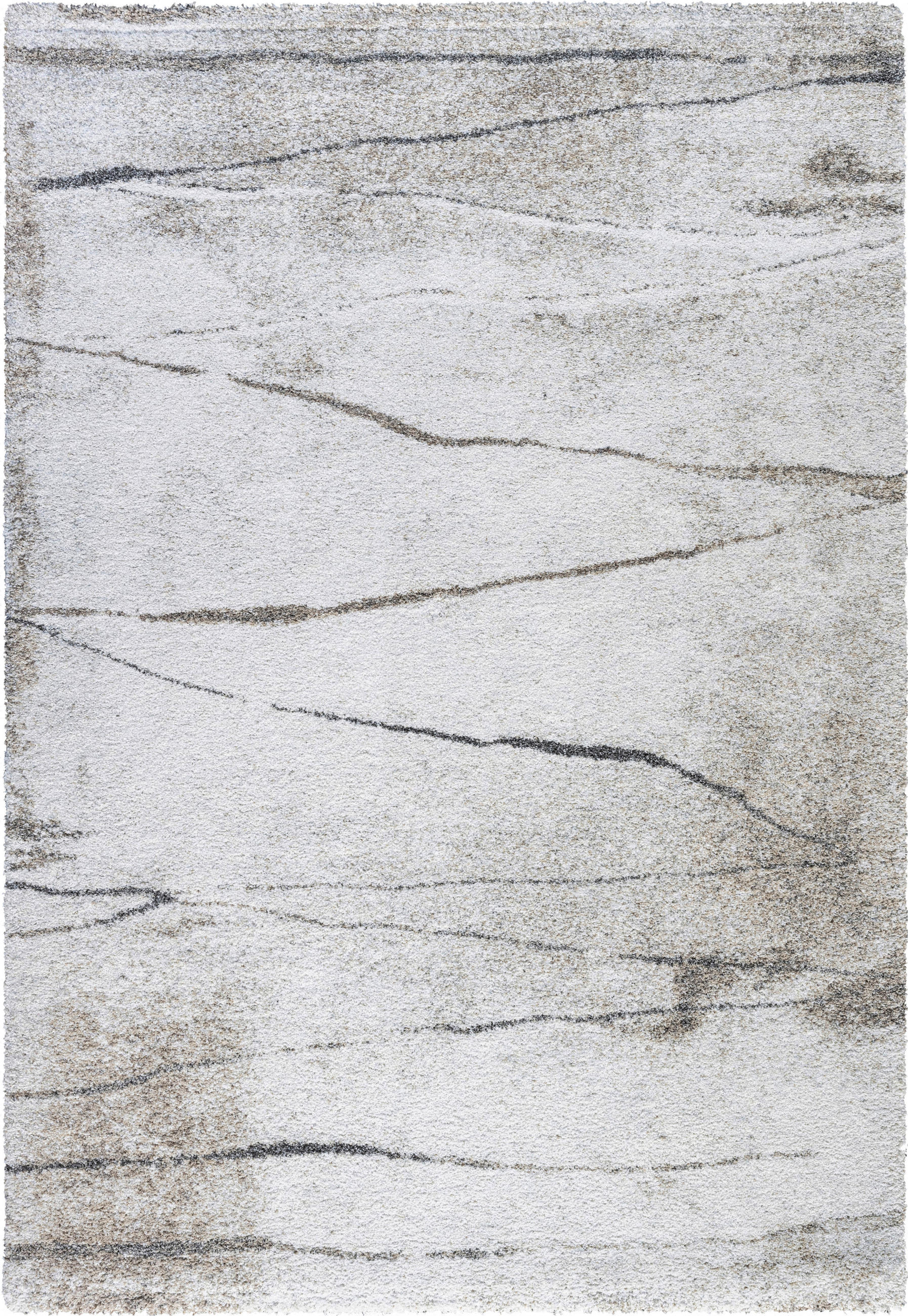 WEBTEPPICH  Wohnzimmer 240/340 cm Mehari Braun, Creme, Dunkelgrau  - Dunkelgrau/Creme, Basics, Kunststoff/Textil (240/340cm) - Novel