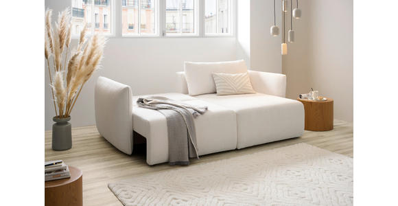 ECKSOFA  in Jersey Creme  - Creme/Schwarz, KONVENTIONELL, Kunststoff/Textil (238/148cm) - Carryhome