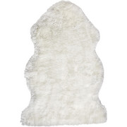 SCHAFFELL 65/45 cm Weiß - Weiß, Basics, Fell (65/45cm) - Ambia Home