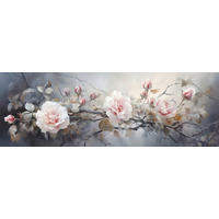 LEINWANDBILD Blumen 180/60 cm  - Multicolor, Basics, Holz/Papier (180/60cm)