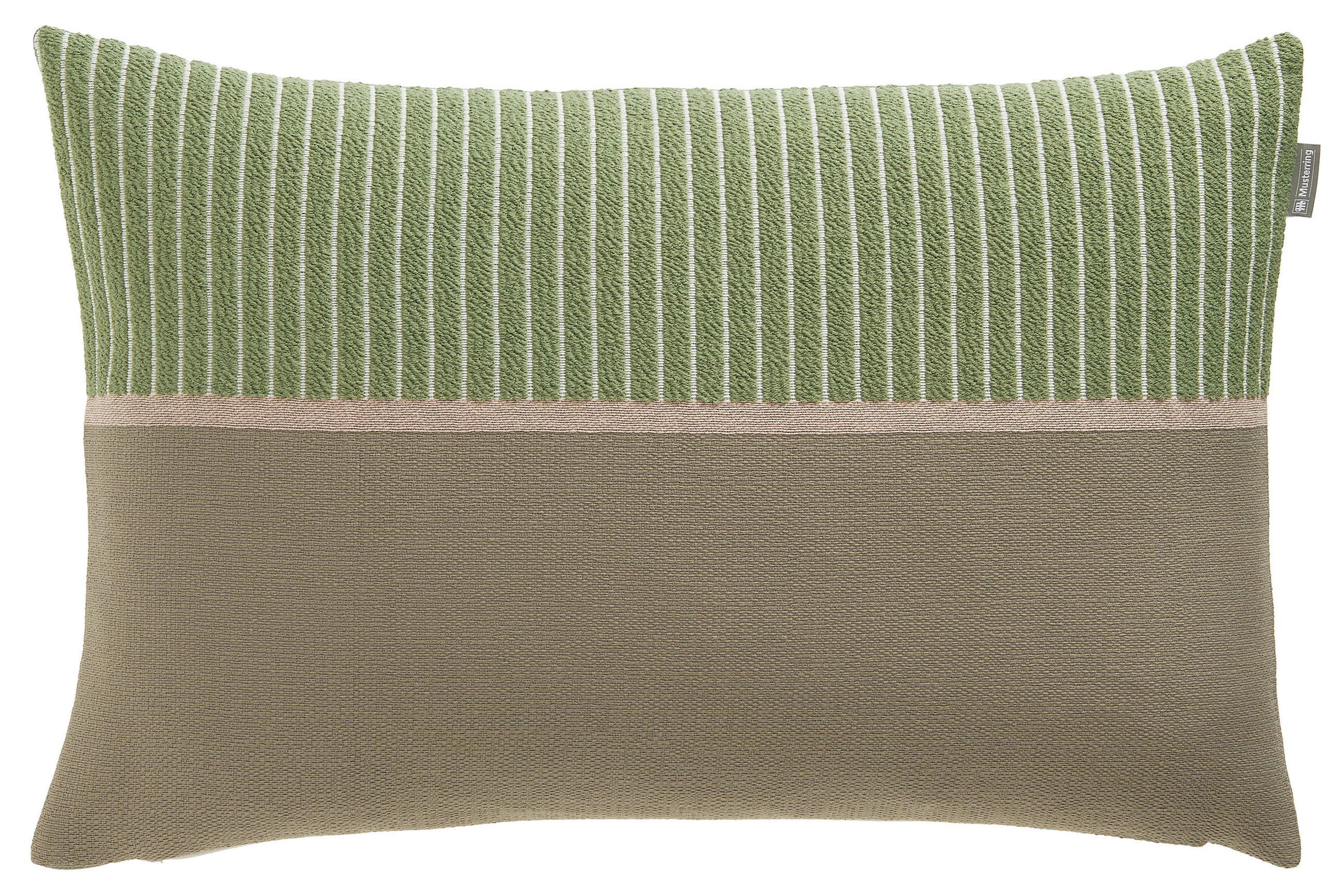 KISSENHÜLLE MR-Simple grün 38/58 cm  - Beige/Naturfarben, Basics, Textil (38/58cm) - Musterring