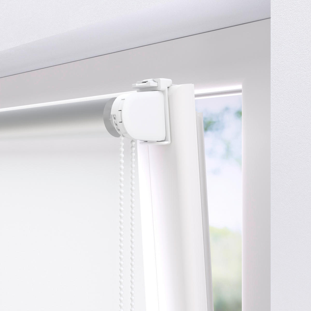 ROLLO  blickdicht  120/150 cm    - Weiß, Basics, Kunststoff (120/150cm)