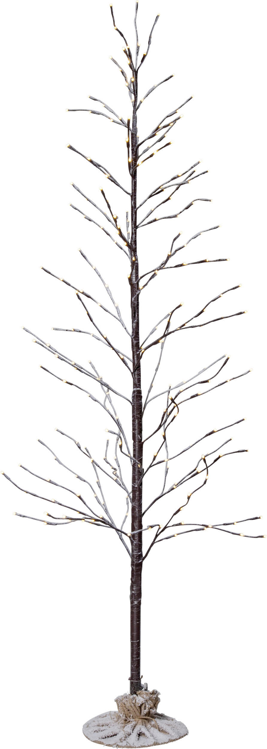 DEKOBAUM - Braun/Weiß, Basics, Kunststoff/Metall (70/120cm) - Eglo