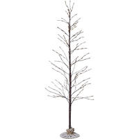 DEKOBAUM - Braun/Weiß, Basics, Kunststoff/Metall (70/120cm) - Eglo