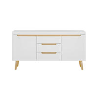 SIDEBOARD  in 160/83/40 cm  - Eichefarben/Weiß, Design, Holzwerkstoff (160/83/40cm) - MID.YOU