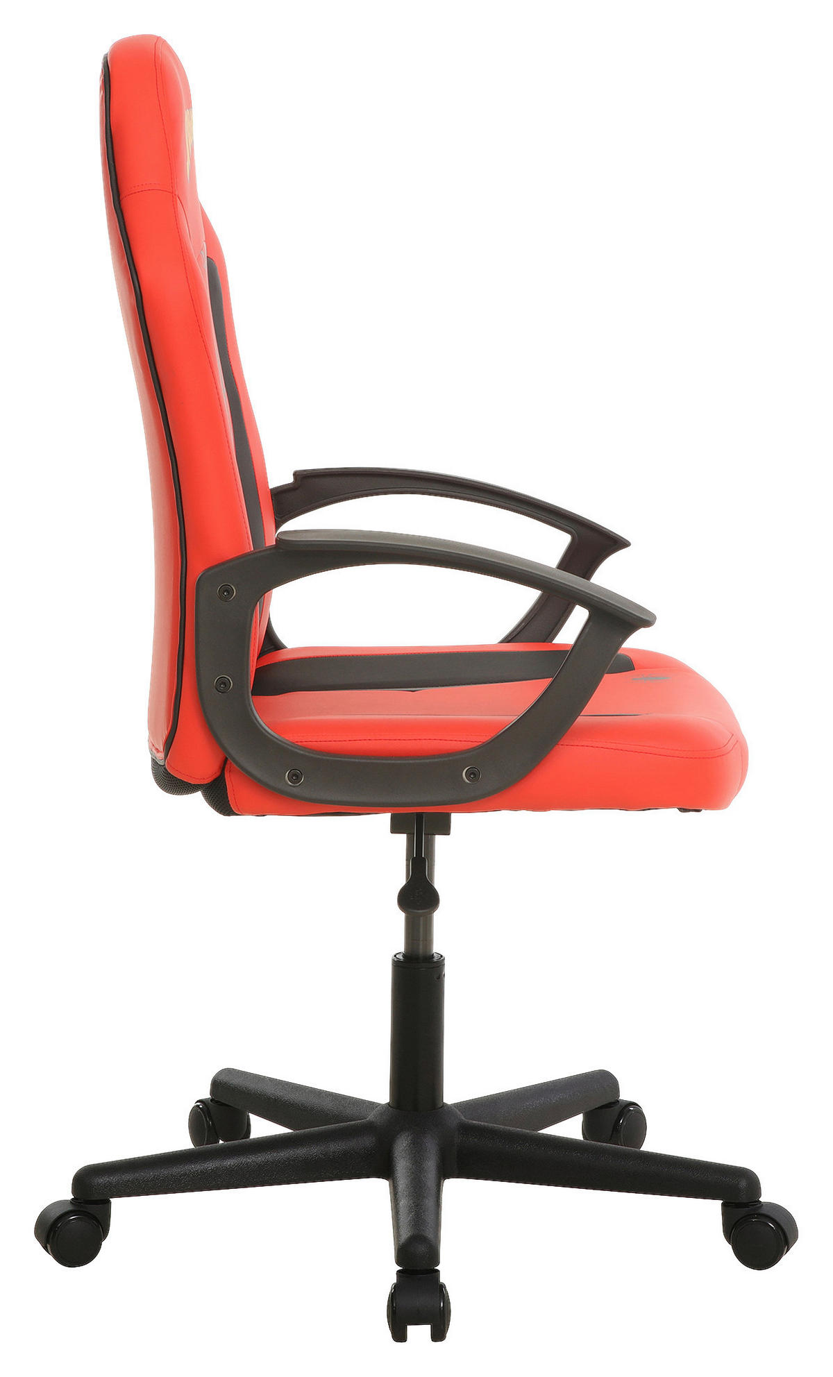 GAMINGSTUHL Gelb, Rot, Schwarz Kunststoff, Textil   - Gelb/Rot, Design, Kunststoff/Textil (60/98,5-108/63,6cm) - Marvel