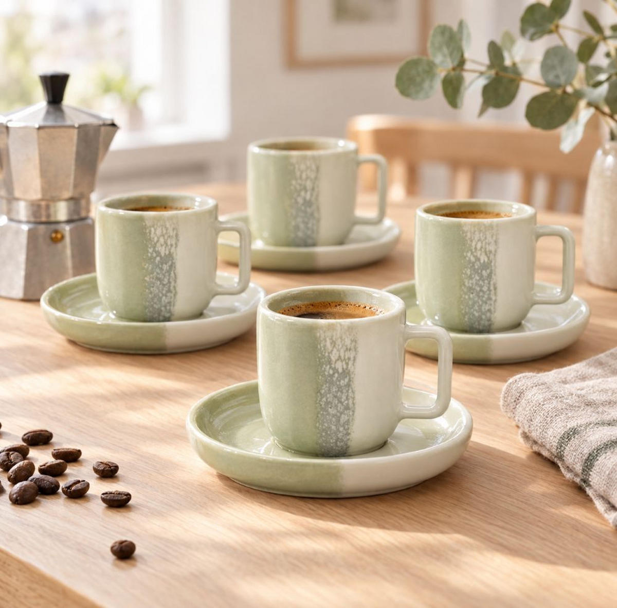 UNTERTASSENSET Color Pop 4-teilig  - Trend (9,8/1,4cm) - Novel