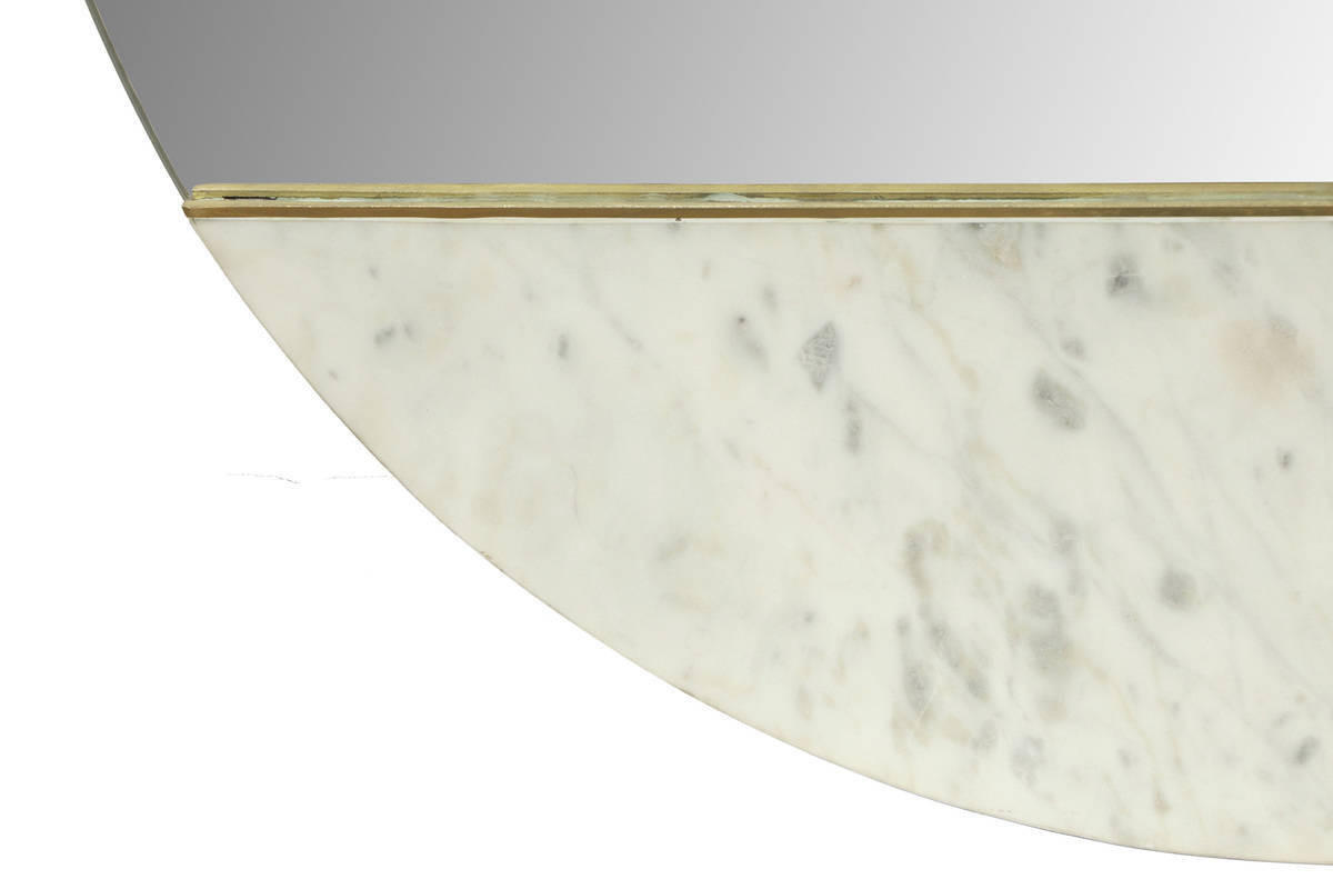 WANDSPIEGEL 70/70/3 cm  - Weiss, Trend, Glas/Holzwerkstoff (70/70/3cm) - Kayoom