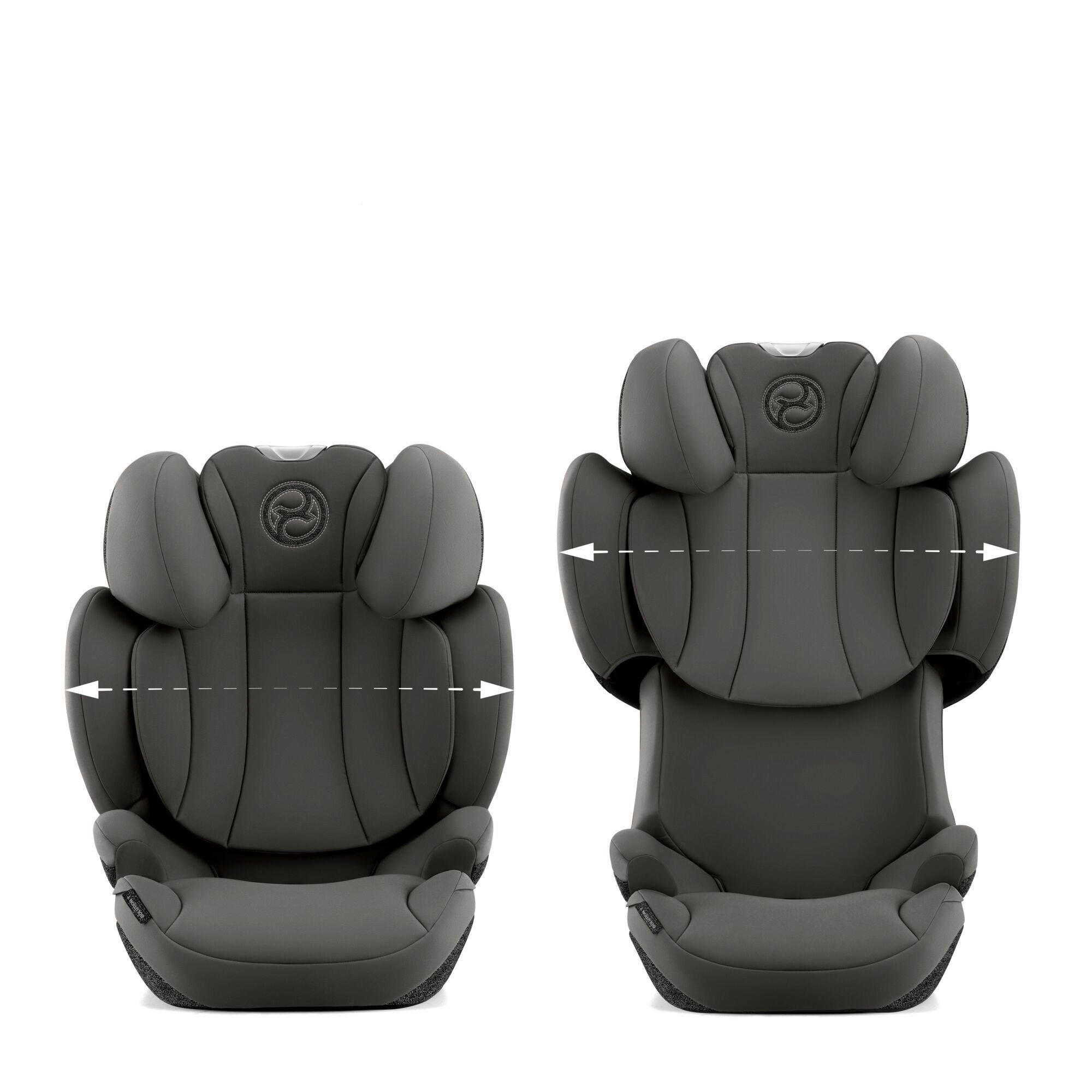 KINDERAUTOSITZ Solution T i-Fix Mirage Grey   - Grau, Basics, Kunststoff/Textil (39/50,5/62,5cm) - cybex PLATINUM