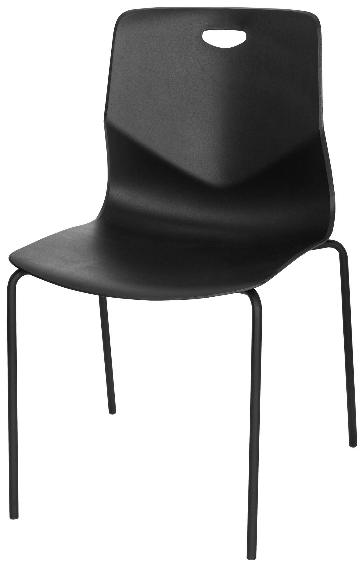 KONFERENČNÍ ŽIDLE - černá, Moderní, kov/plast (46/87/55cm) - MID.YOU