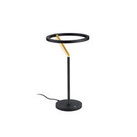 LED-TISCHLEUCHTE 22/38 cm   - Goldfarben/Schwarz, Design, Metall (22/38cm) - Helestra