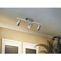 LED ZÁŘIČ, 58,5/7/5 cm - barvy chromu, Basics, kov/plast (58,5/7/5cm) - Eglo