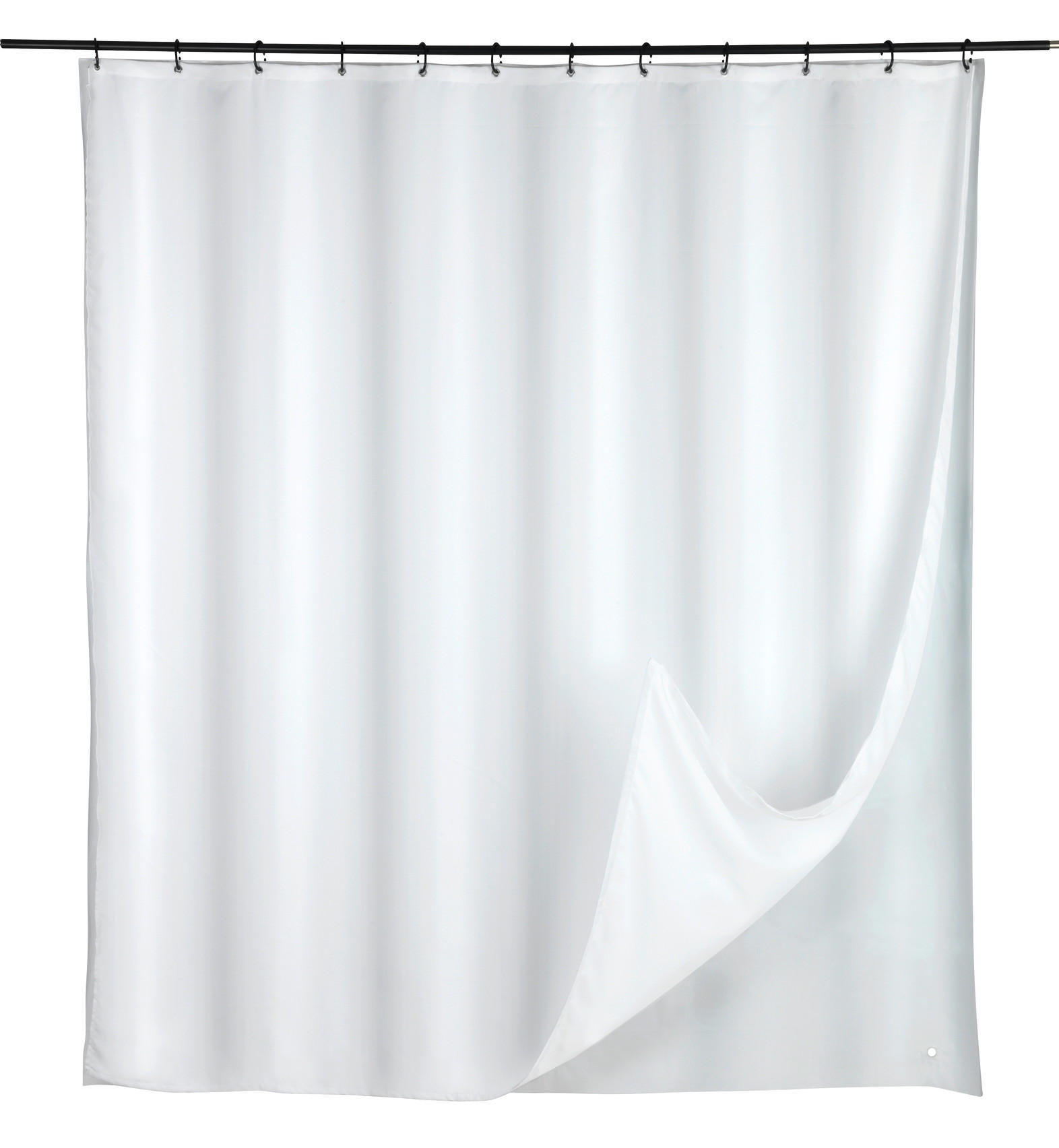 DUSCHVORHANG SAOBA GRS PES 180/200 cm  - Weiß, KONVENTIONELL, Kunststoff/Textil (180/200cm) - Schöner Wohnen