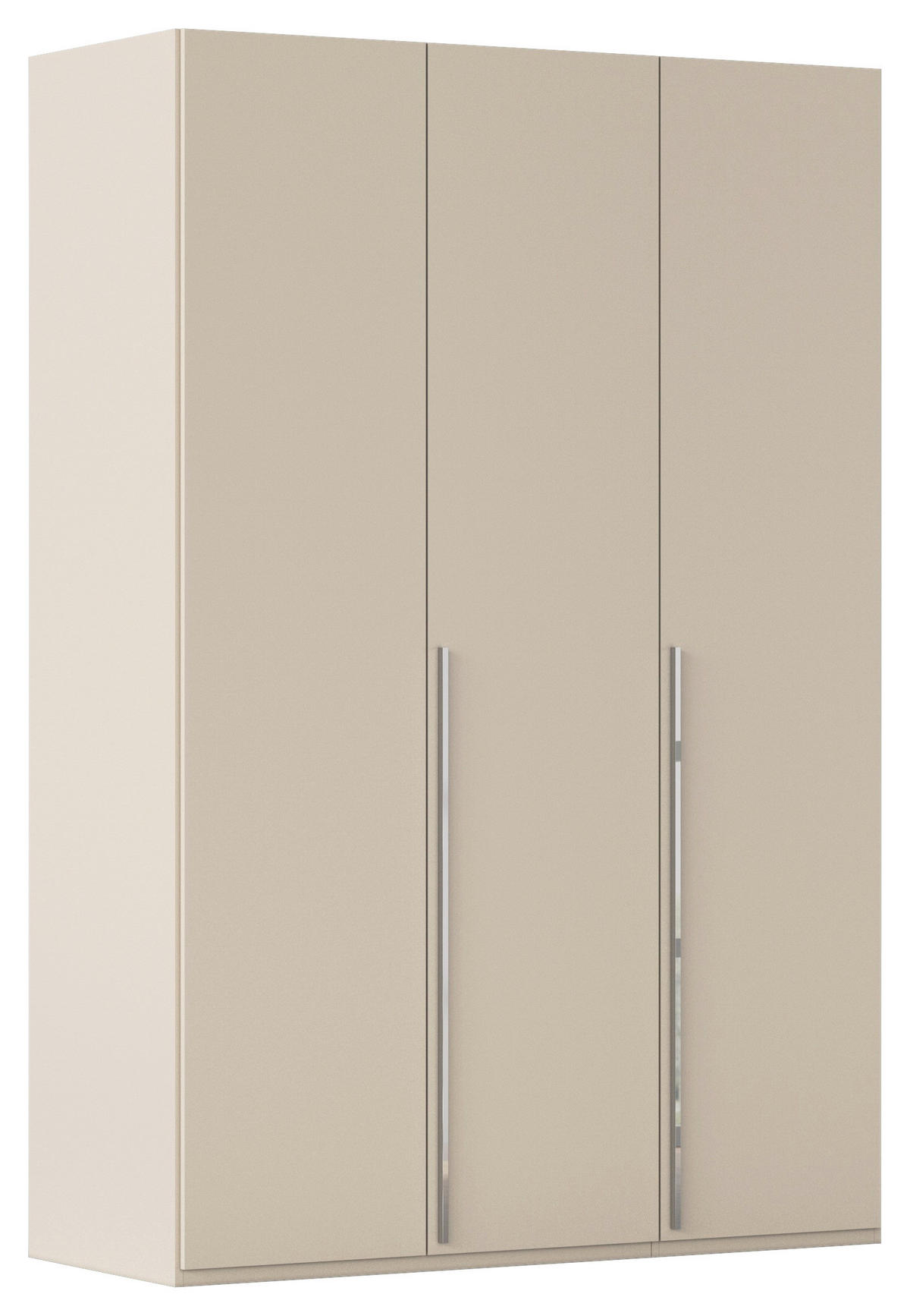 DREHTÜRENSCHRANK 151/223/60 cm 3-türig Champagner  - Chromfarben/Champagner, Design, Holzwerkstoff/Metall (151/223/60cm) - home24