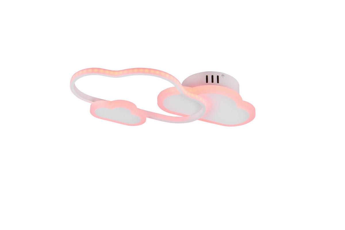 LED-WANDLEUCHTE 52/25/9,5 cm   - Weiß, Design, Metall (52/25/9,5cm)