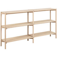 REGAL Eiche massiv Eichefarben  - Eichefarben, Trend, Holz/Holzwerkstoff (169/88,5/30cm)