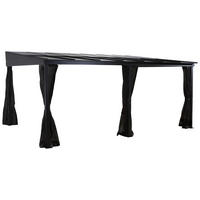 TERRASSENÜBERDACHUNG 383,5/240/362,5 cm   - Anthrazit, Basics, Metall (383,5/240/362,5cm)
