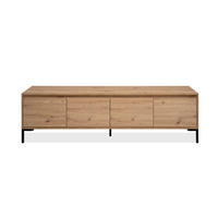 LOWBOARD  176/49/40 cm  stehend  - Eiche Artisan, Design, Holzwerkstoff/Metall (176/49/40cm) - MID.YOU